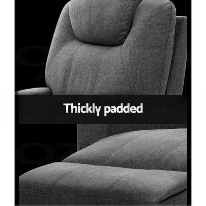 Heated Massage Recliner Chair with Footrest