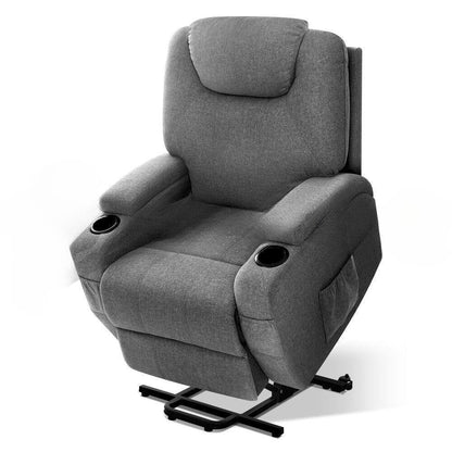 Heated Massage Recliner Chair with Footrest - Luxivelle