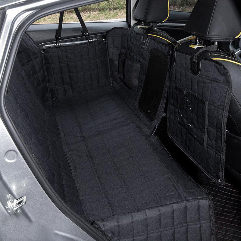 Durable Pet Car Seat Protector with Breathable Mesh - Luxivelle