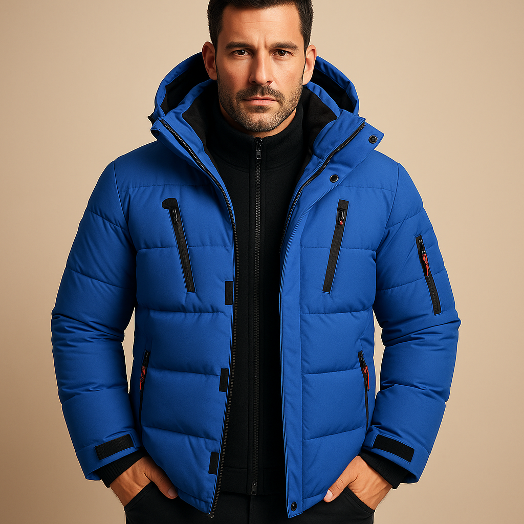 Warm Insulated Men's Snow Jacket - Luxivelle