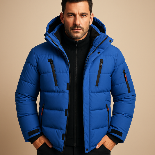 Warm Insulated Men's Snow Jacket - Luxivelle
