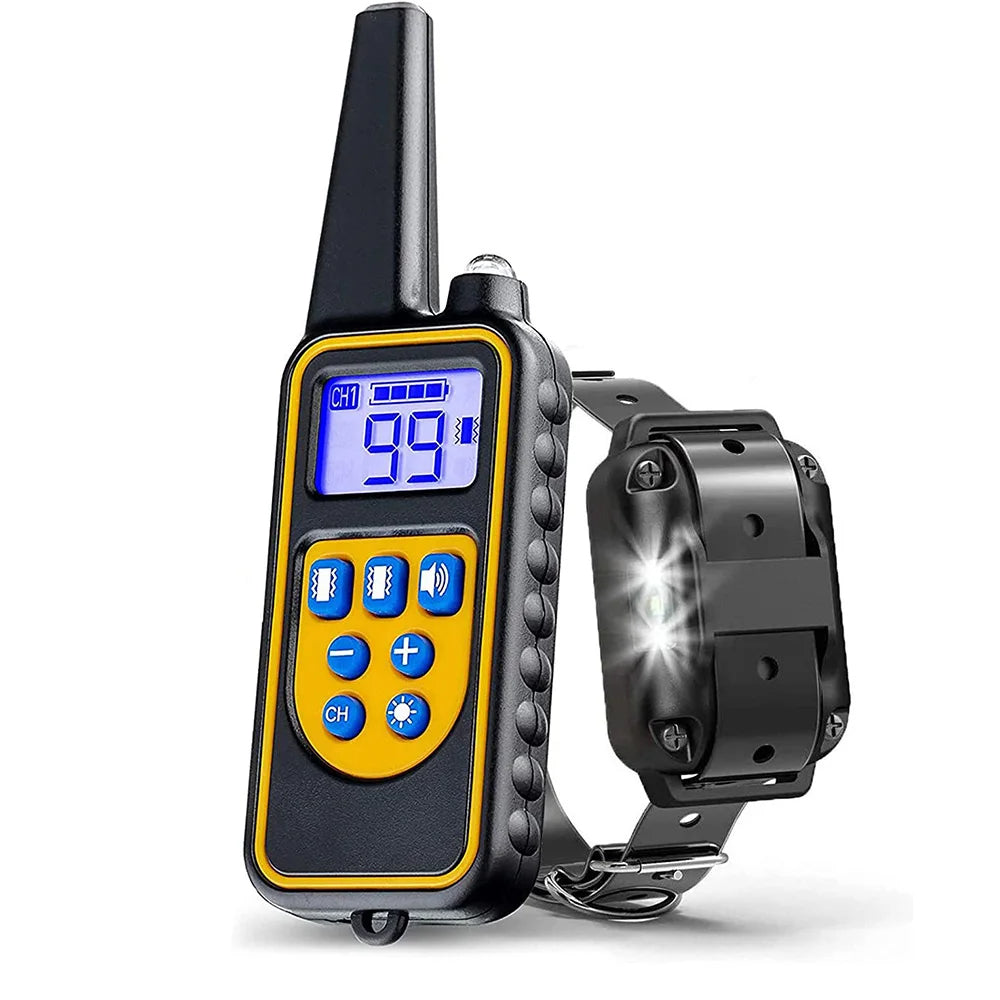 Waterproof Rechargeable Dog Shock Training Collar - Luxivelle