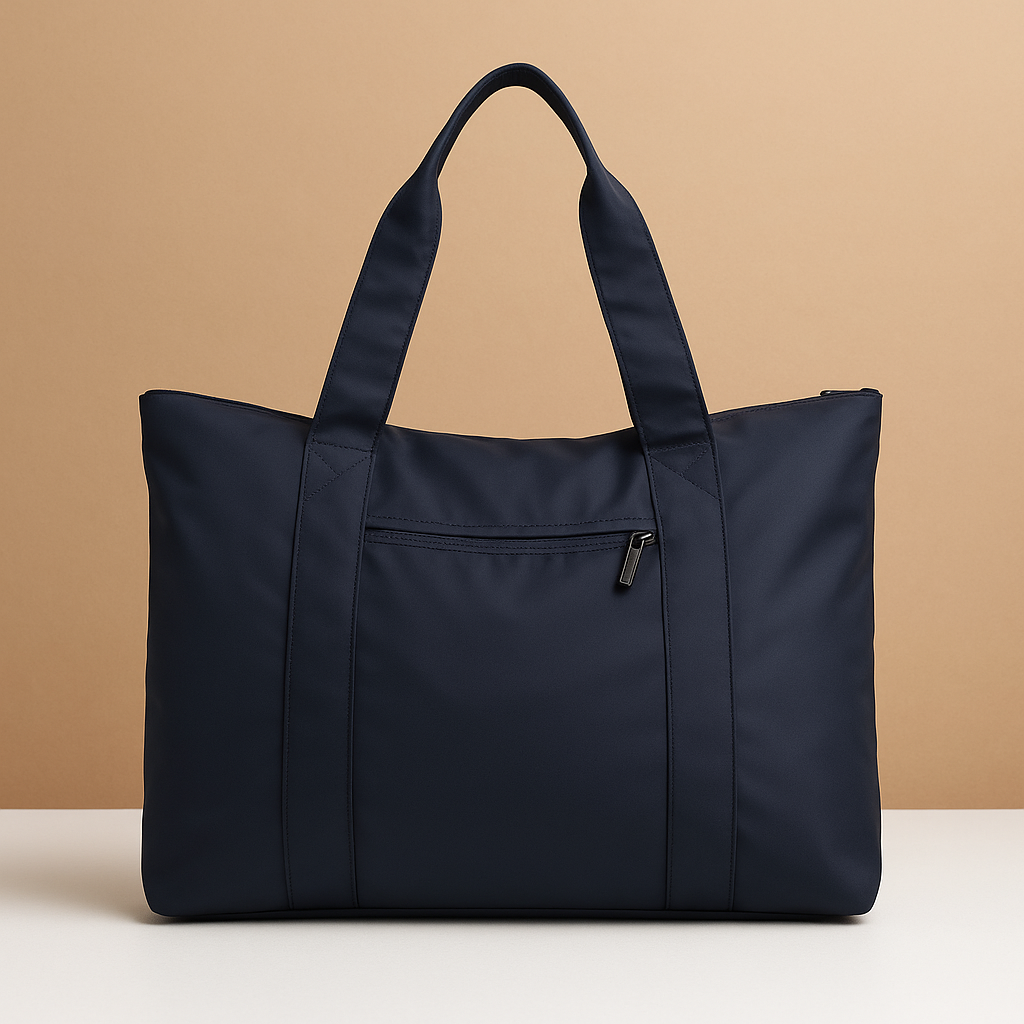 Waterproof travel shoulder tote bag for women with anti-theft pocket, zippered closure, and luggage strap—ideal for commuting, travel, and everyday style.