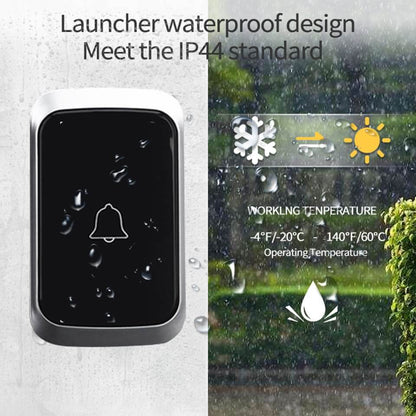 Easy Install Wireless Doorbell with LED Light