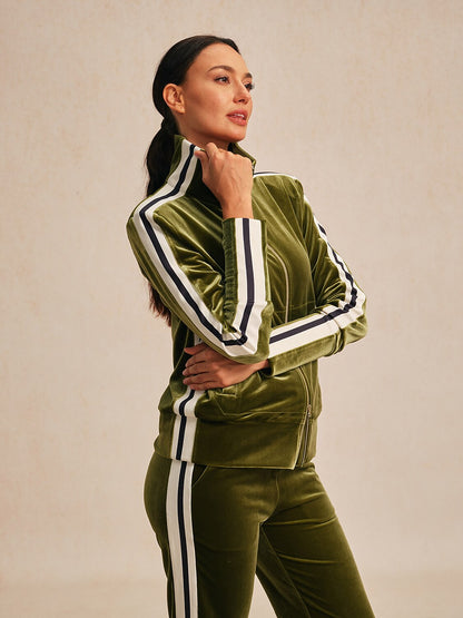 Soft Plush Fleece Zip Up Long Sleeve Jacket
