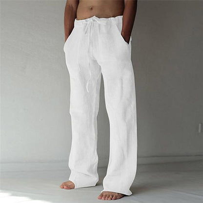 Linen Pants - Baggy Casual Fit for Men-1