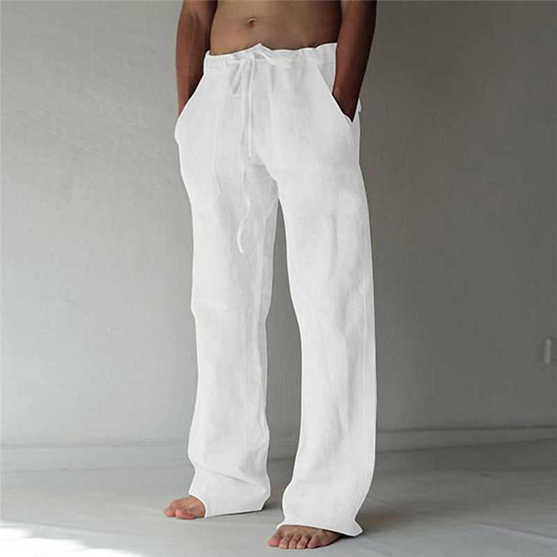 Variant image for Linen Pants - Baggy Casual Fit for Men-1