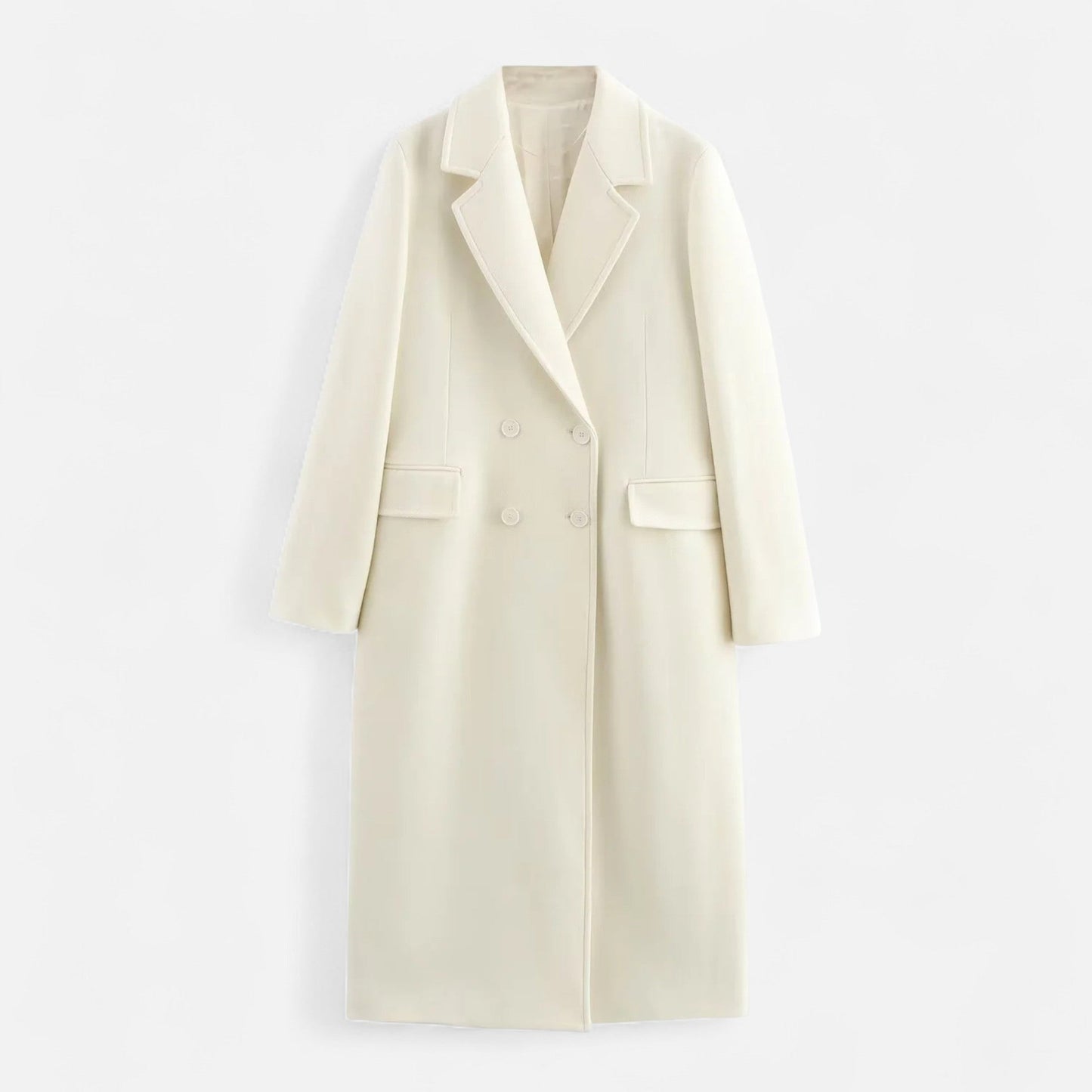 Classic Ladies Long Trench Coat - Luxivelle