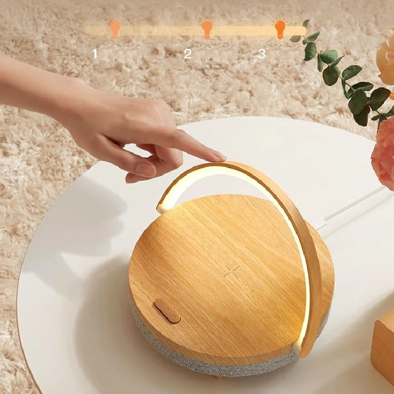 Versatile LED Desk Lamp with Bluetooth Speaker & Charger