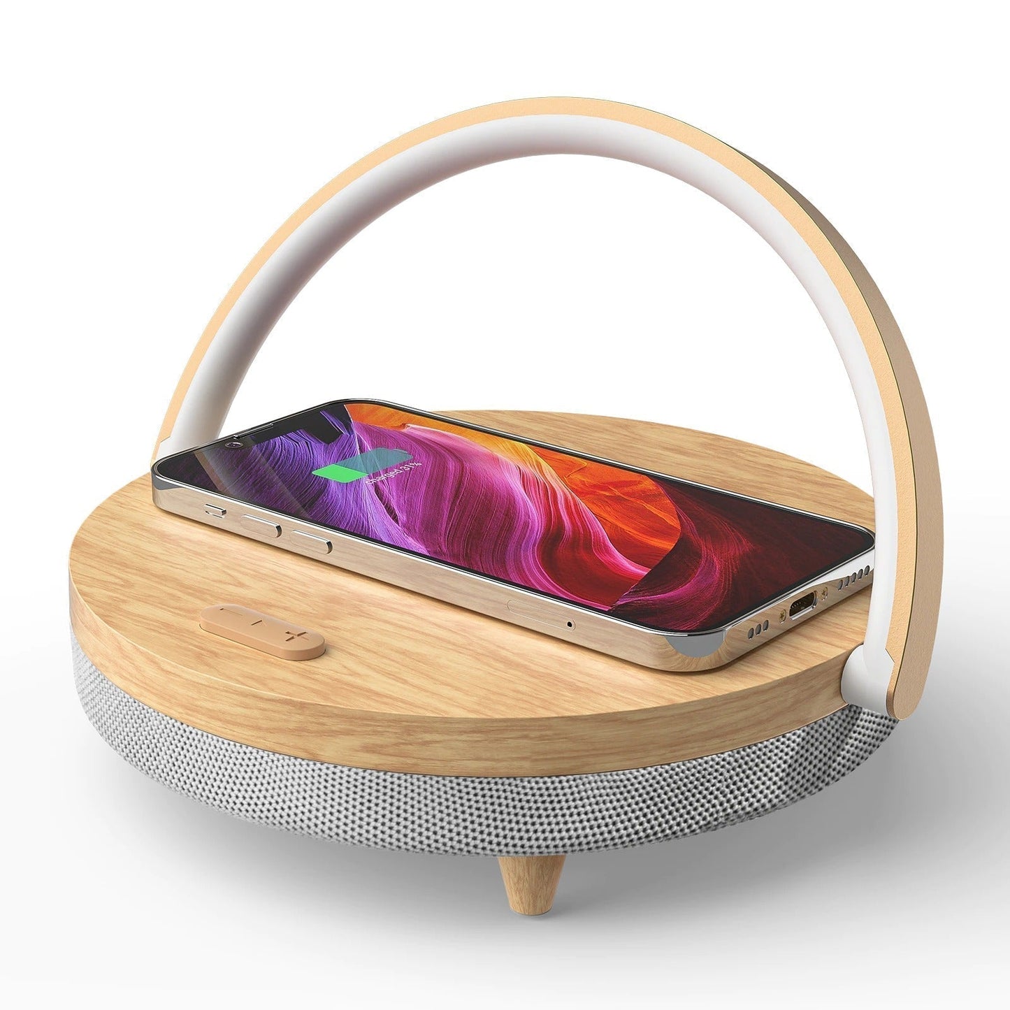 Versatile LED Desk Lamp with Bluetooth Speaker & Charger - Luxivelle