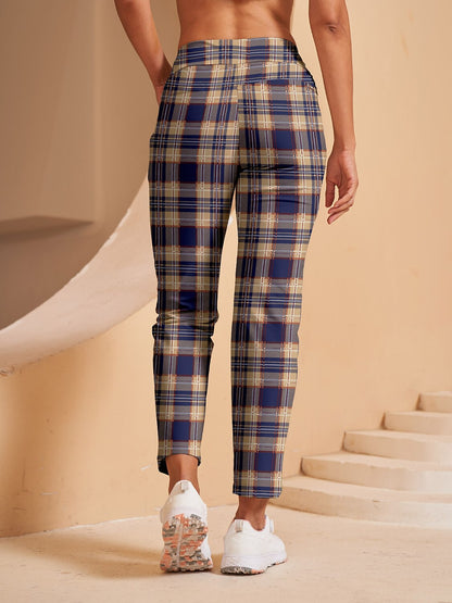 Comfortable 28 Inch Stretchy Slim Fit Ankle Pants