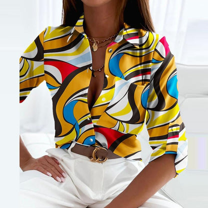 Ladies Classic Cotton Long Sleeve Button Shirt