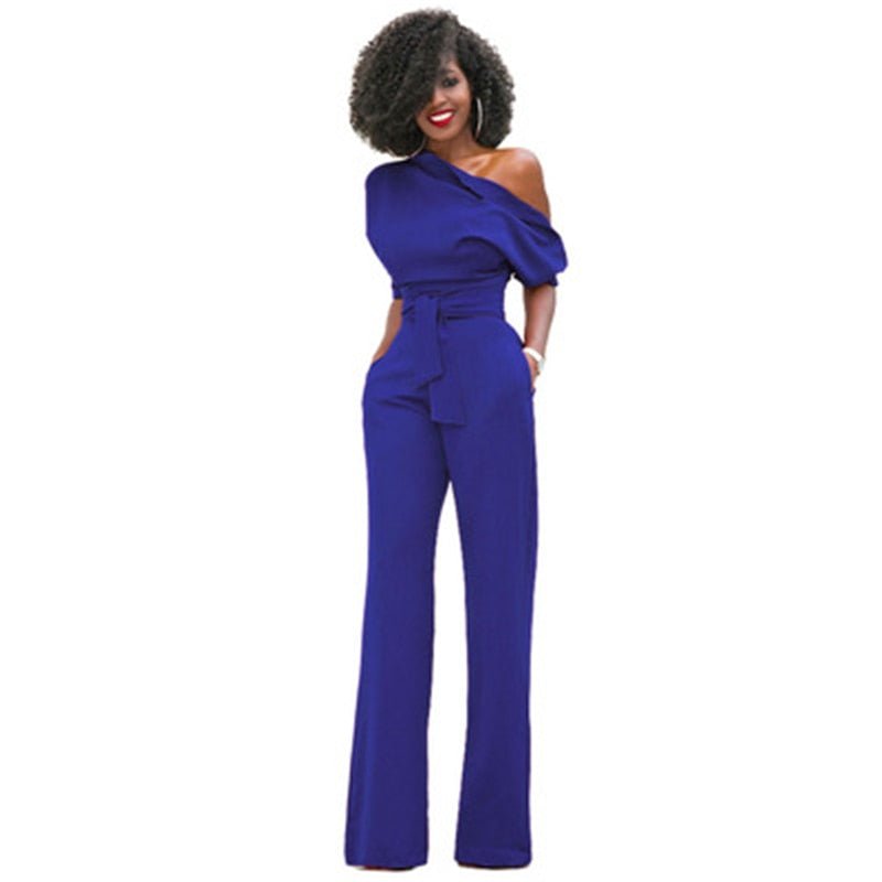 Ladies' Cold Shoulder One Piece Jumpsuit
