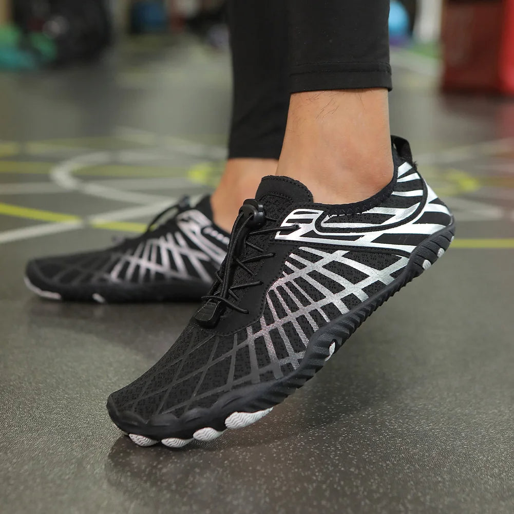 Women's Water Shoes with Mesh Upper and Non Slip Sole - Luxivelle
