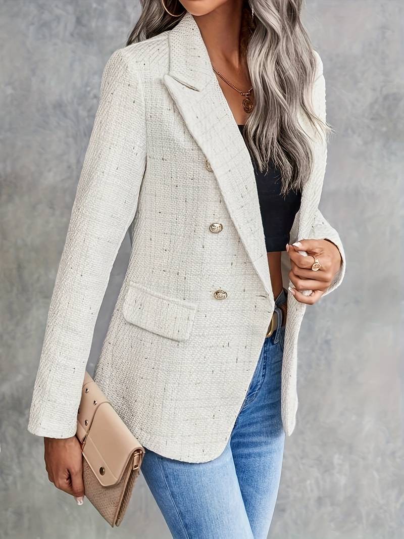 Classic Tan Women's Long Coat Jacket - Luxivelle