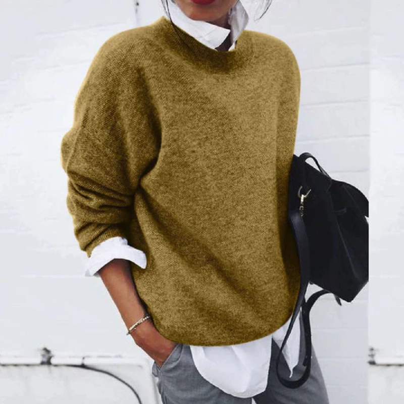 Soft Cozy Women's Winter Cashmere Pullover Sweater - Luxivelle