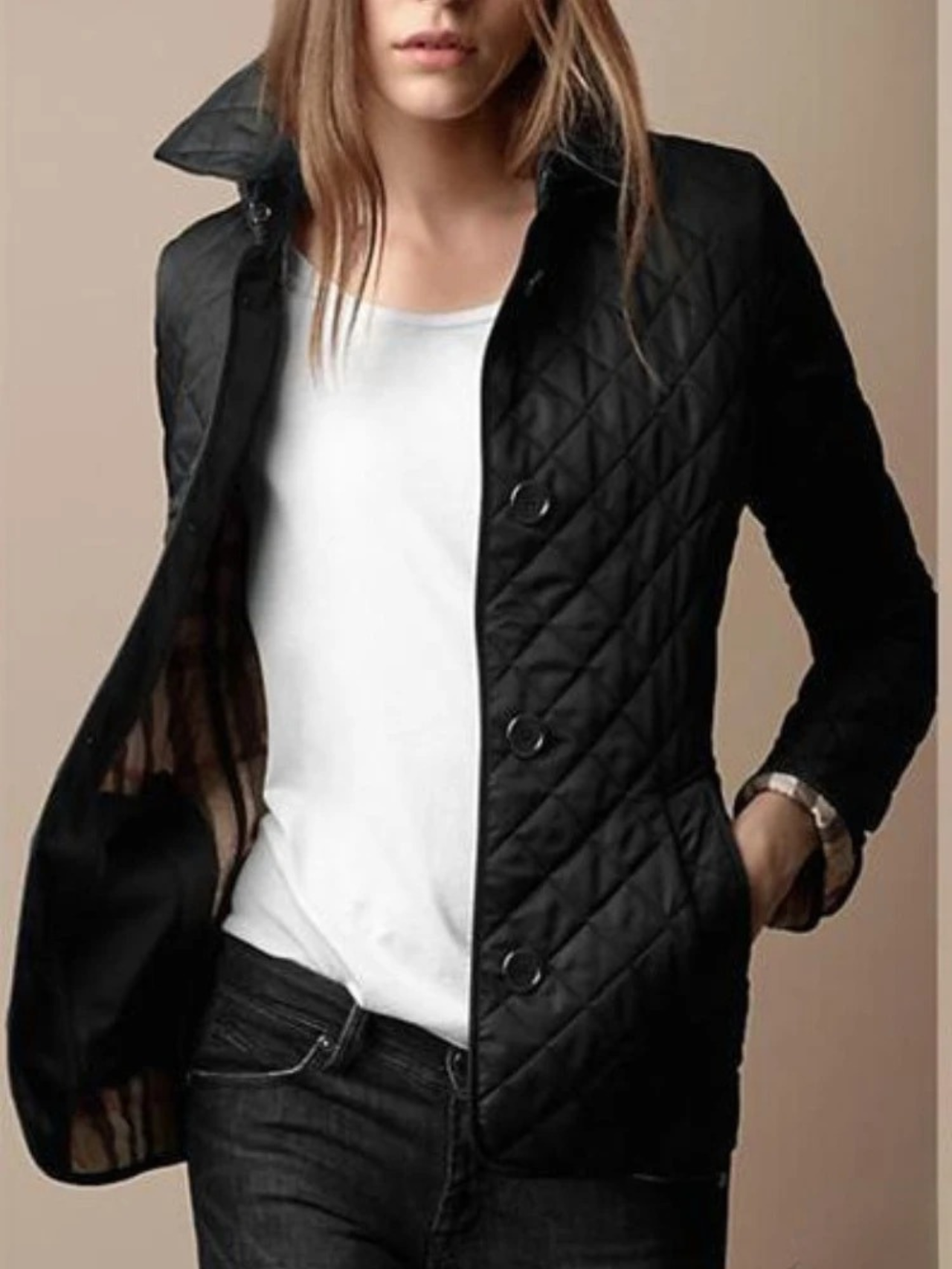 Relaxed Fit Padded Coat for Women - Luxivelle