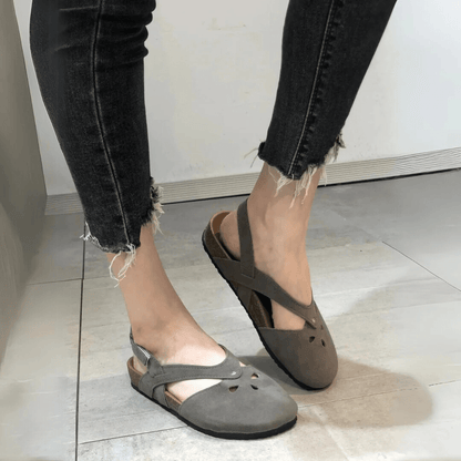 Women's Closed - Toe Slingback Sandals - Elegant Summer Style - Lexians