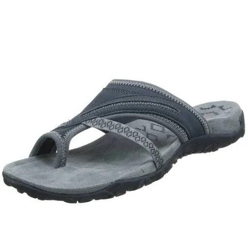 Women's Supportive Arch Cross Strap Sandals - Luxivelle
