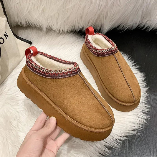 Warm Cozy Slip On Shoes for Women - Luxivelle