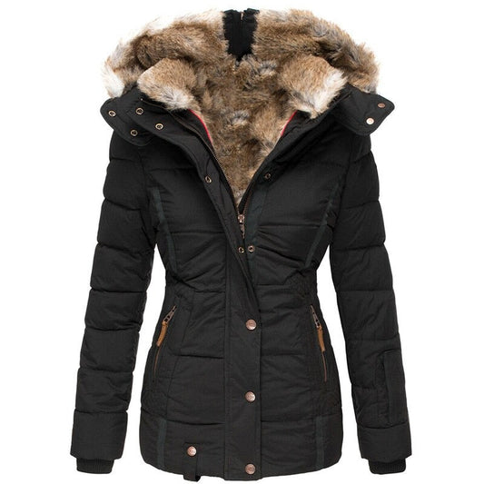 Warm Insulated Women's Parka Coat - Luxivelle