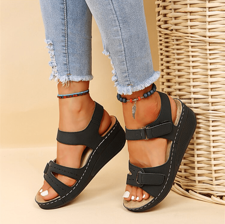 Comfortable Walking Sandals for Women - Airy Supportive Shoes - Luxivelle