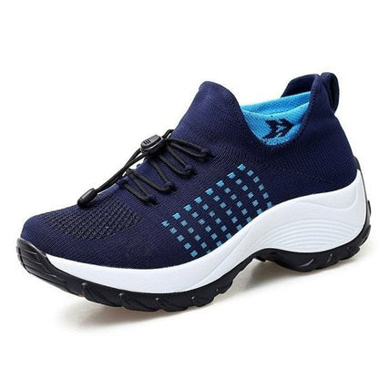 Women's Ortho Stretch Cushion Sneakers for Foot Pain Relief - Lexians