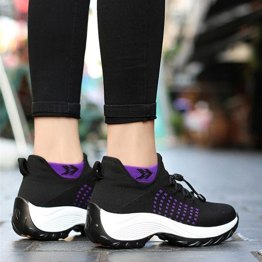 Comfortable Arch Support Women's Walking Shoes - Luxivelle