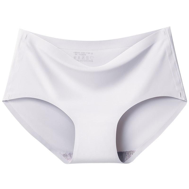 "Women's seamless high-waist underwear in soft beige with invisible fit and supportive design for ultimate comfort."