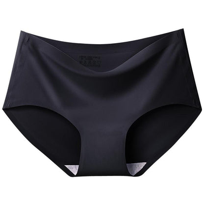 "Women's seamless high-waist underwear in soft beige with invisible fit and supportive design for ultimate comfort."