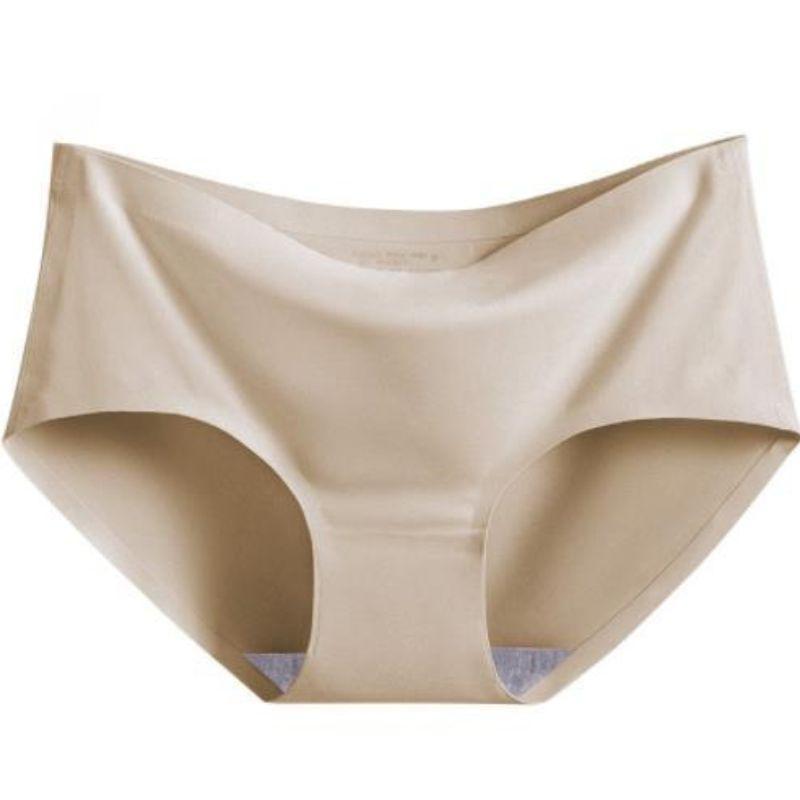 "Women's seamless silky briefs 5-pack, sleek design, invisible support, soft fabric, comfortable fit, no visible lines"