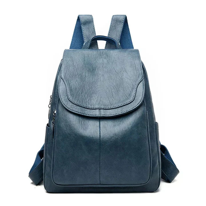 Classic Women's Genuine Leather Rucksack - Luxivelle