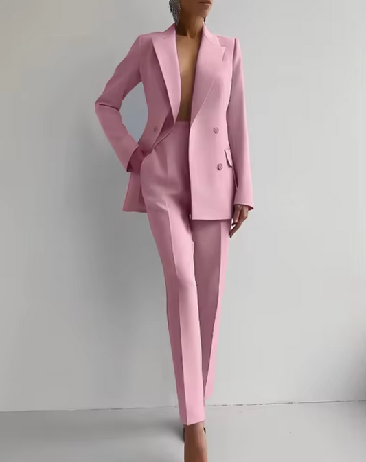 Classic Fit Women's Professional Pantsuit - Luxivelle