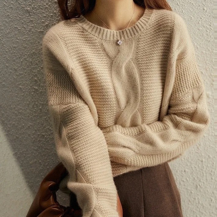 Cozy Women's Soft Cotton Jumper - Luxivelle