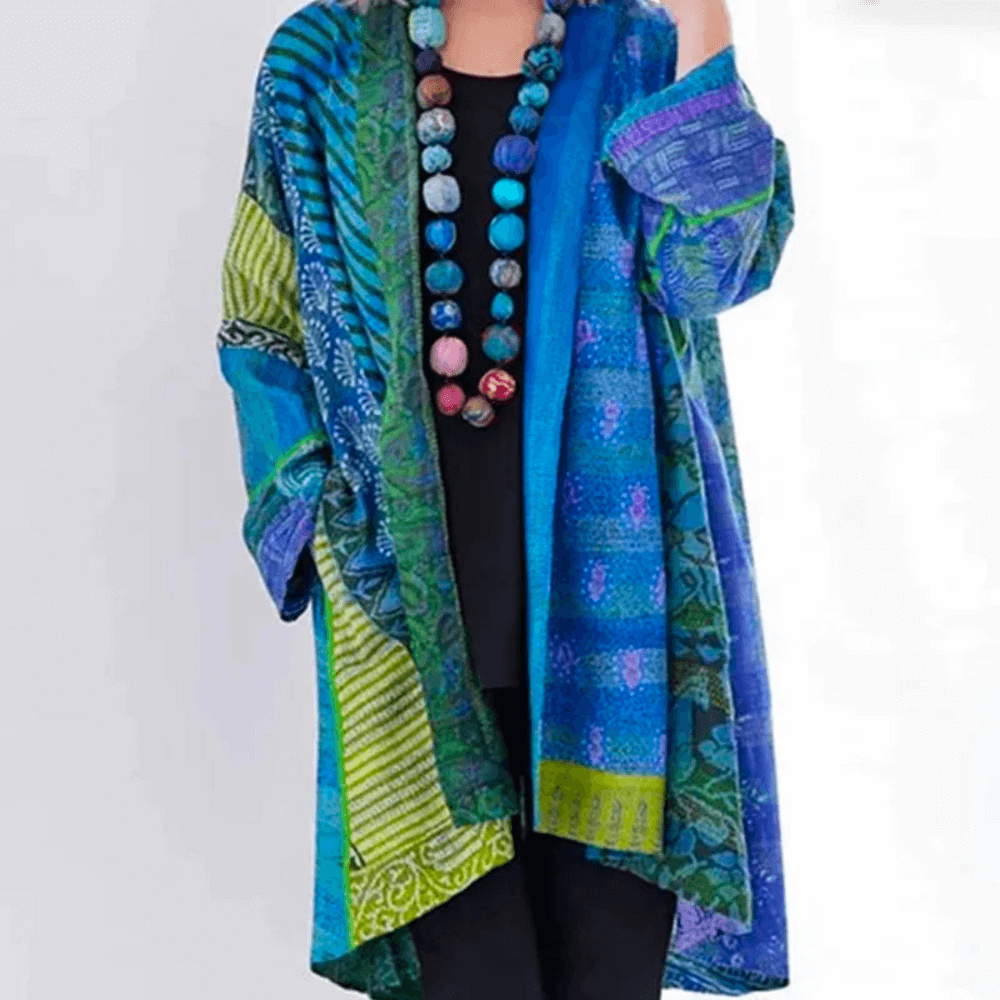 Women's Colorful Open Front Cardigan Sweater - Luxivelle
