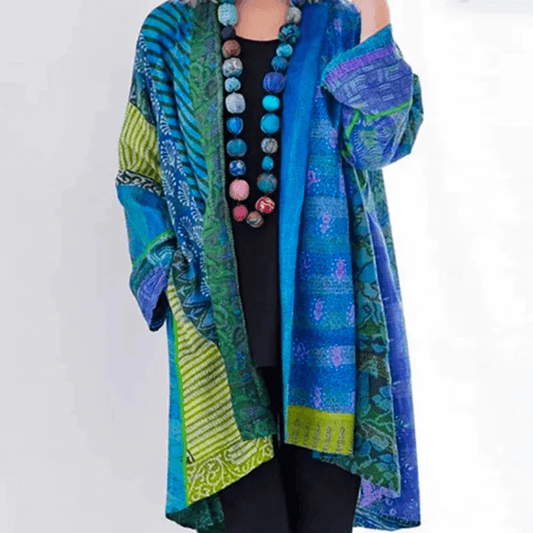 Women's Colorful Open Front Cardigan Sweater - Luxivelle
