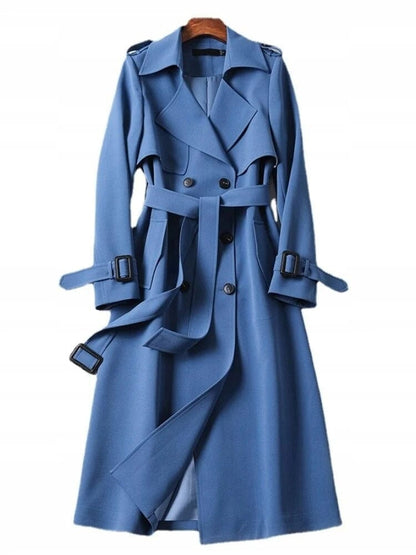 Classic Ladies Waterproof Trench Coat with Modern Twist - Luxivelle