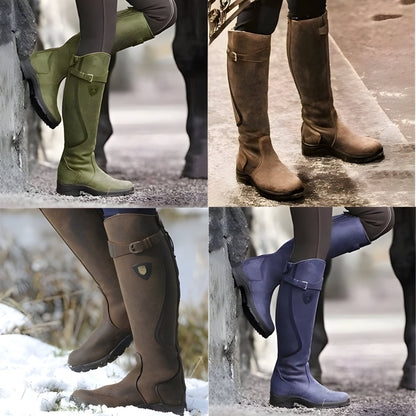 Women's Waterproof Knee - High Boots with Non - Slip Sole - Lexians