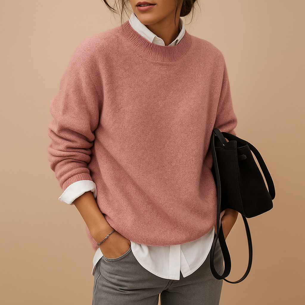Soft Knit Women's Sweater with Slim Fit - Luxivelle