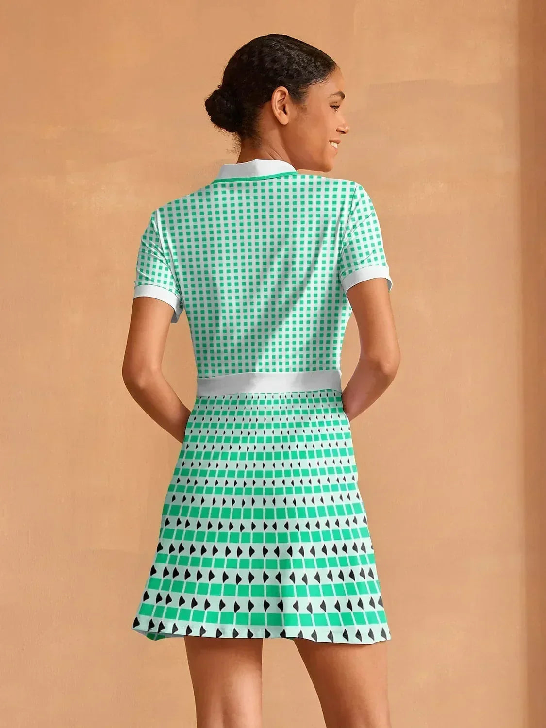 Simple Fit Short Sleeve Midi Dress