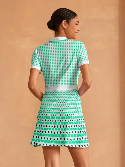 Simple Fit Short Sleeve Midi Dress