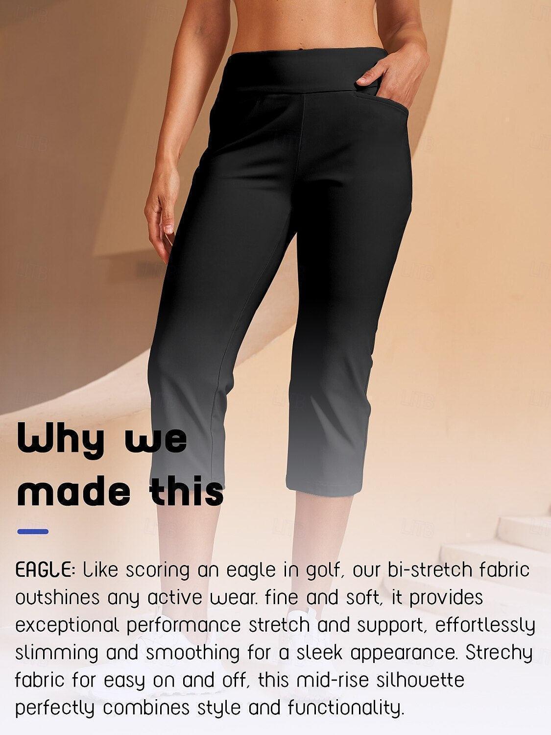 Comfortable Fit Athletic Capri Pants for Women