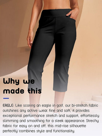 Comfortable Fit Athletic Capri Pants for Women