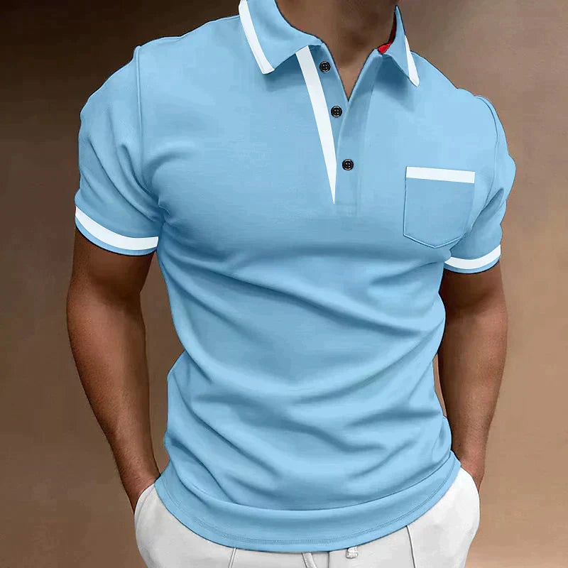 Classic Fit Short Sleeve Mens Polo Shirt