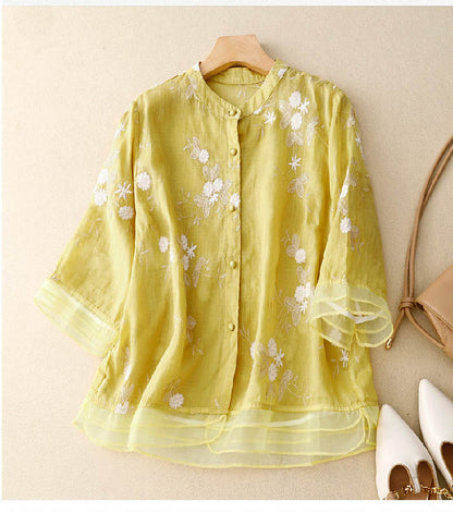 Variant image for Eloise | Women's Blouse with Elegant Embroidery-9