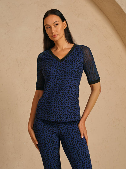 Premium Leopard Breathable Golf Polo Shirt