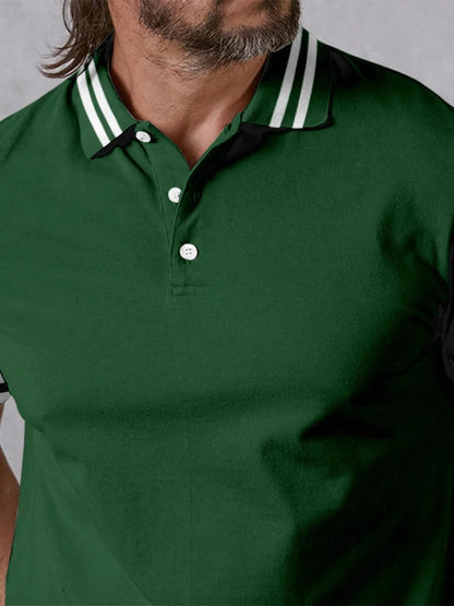 Classic Navy Blue UPF50+ Polo Shirt