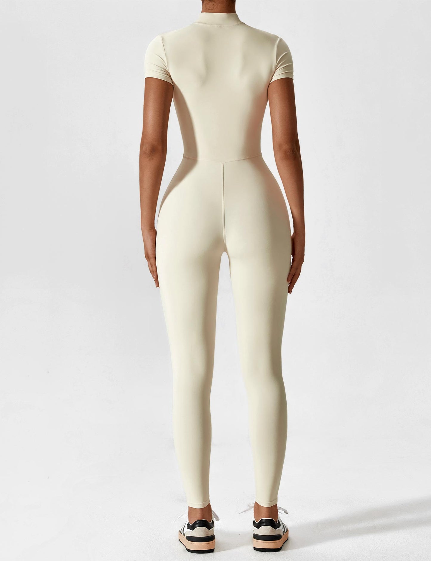 Savannah | Long  Sleeve Zipper Jumpsuit