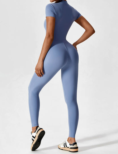 Savannah | Long  Sleeve Zipper Jumpsuit