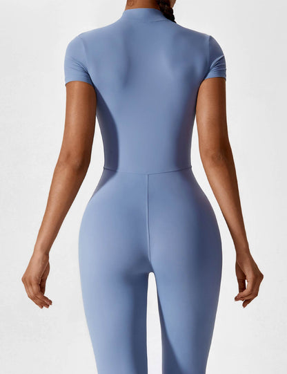 Savannah | Long  Sleeve Zipper Jumpsuit